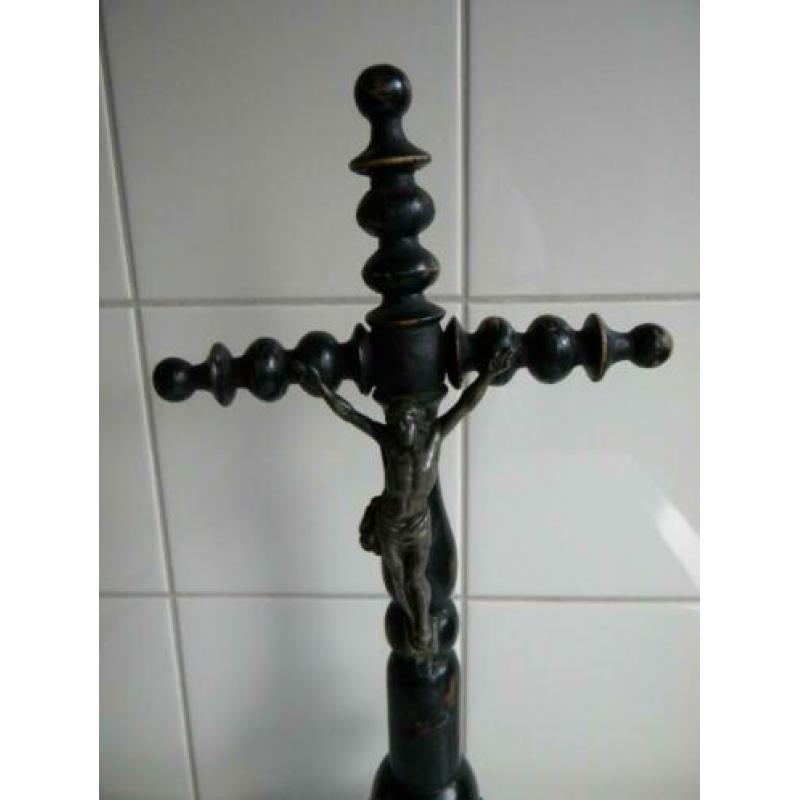 ??kruis hout, mooi bewerkt houten kruis hoog 36 cm