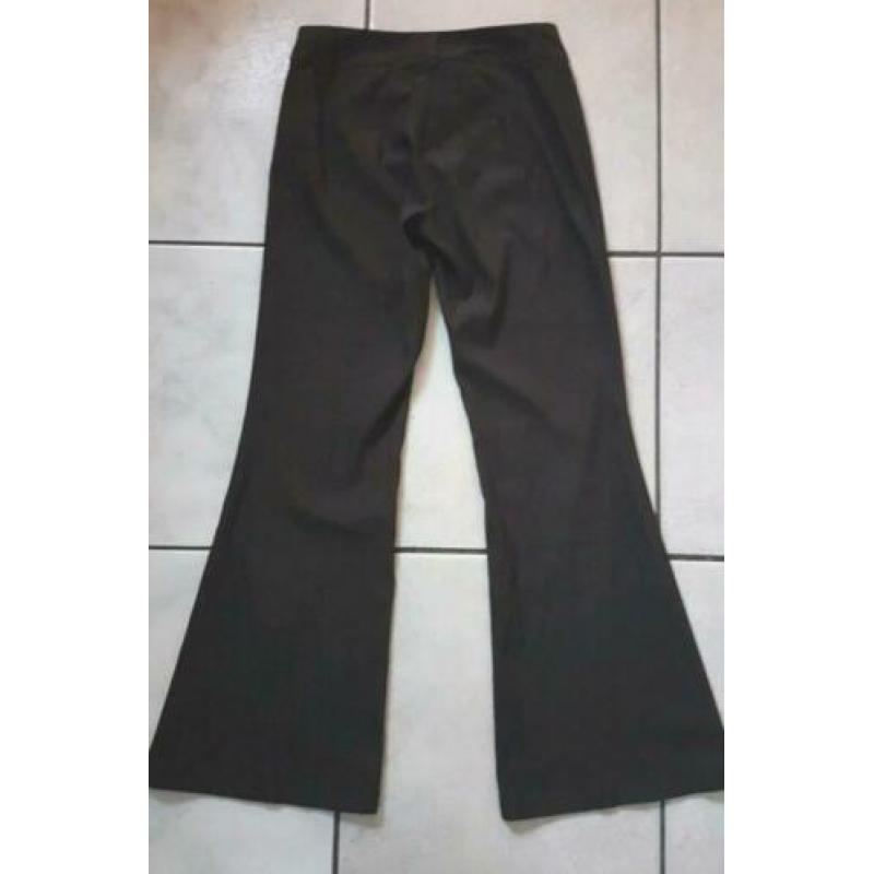 H&M flared zwarte broek