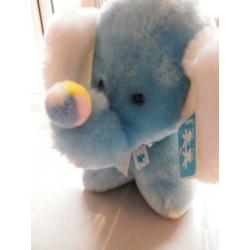 Olifant BON TON blue 23 cm hoog - NIEUW