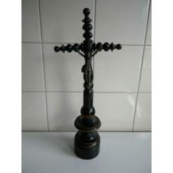 ??kruis hout, mooi bewerkt houten kruis hoog 36 cm