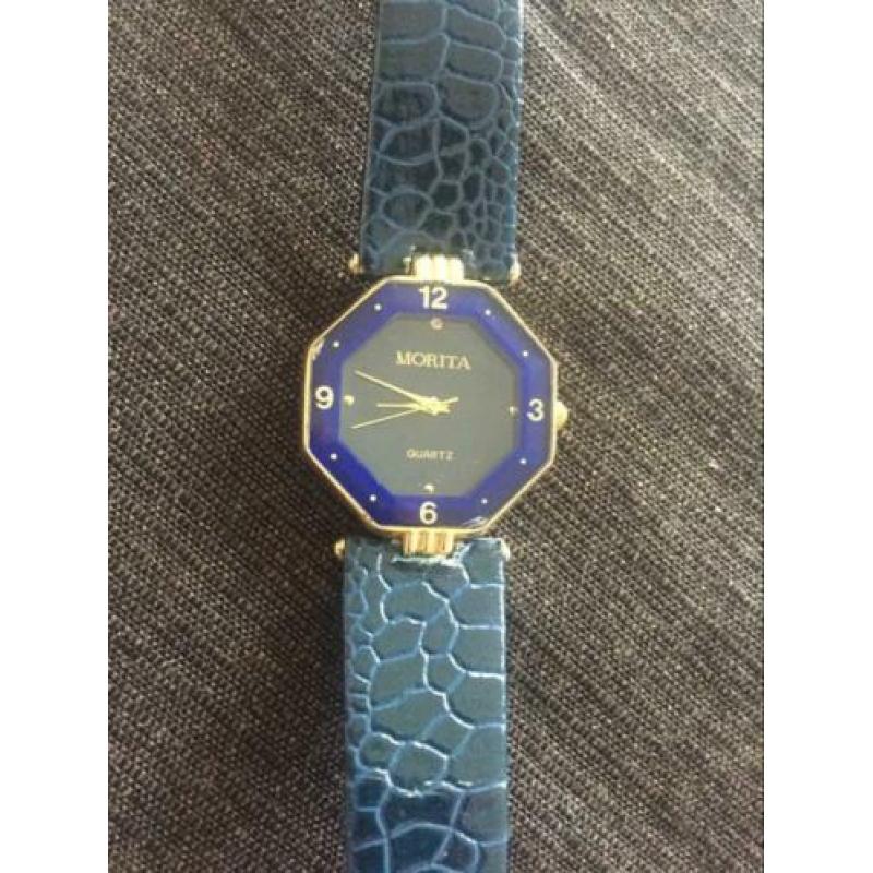 Morita horloge, 18k goud electro plated