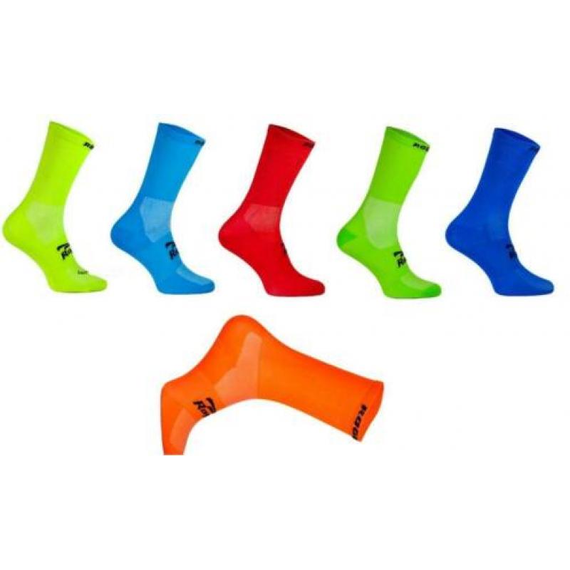 Fietssokken Rogelli oranje blauw , rood groen
