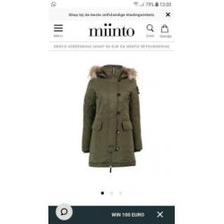 Reunion to blue, brandi, dames parka, armygreen, S, thermo