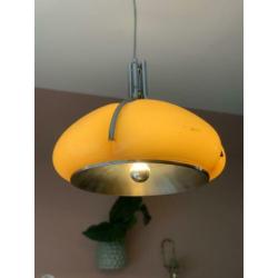 Vintage Harvey Guzzini plafondlamp Quadrifoglio 60s