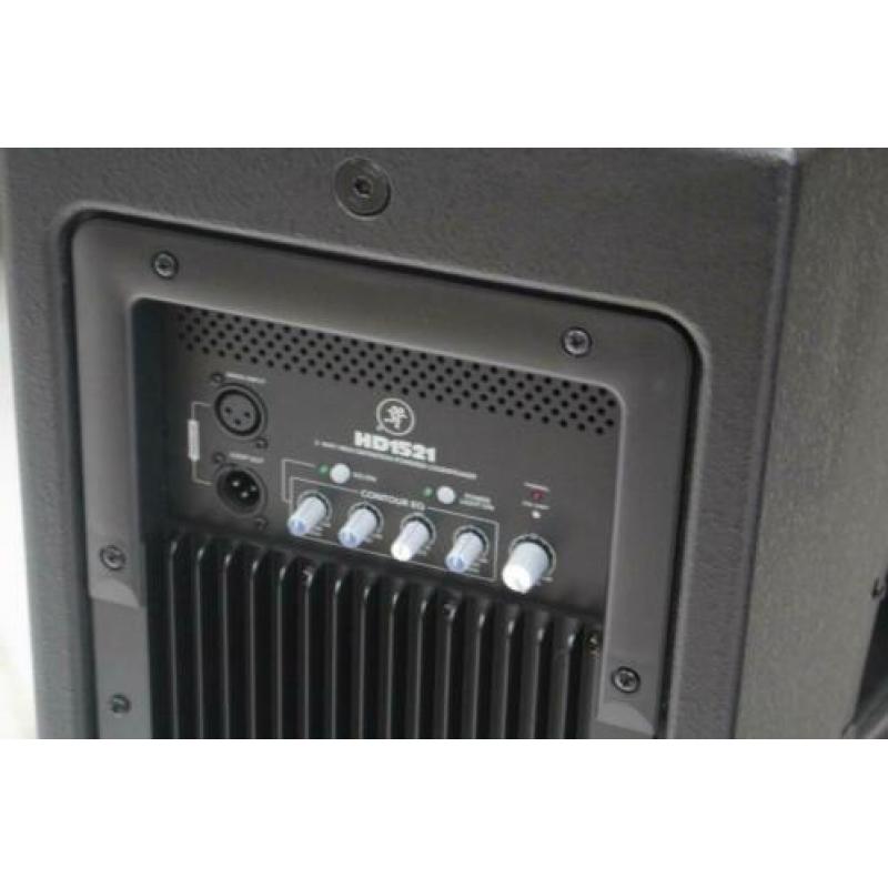 2 x mackie HD1501 + 2 x HD1521 nieuw