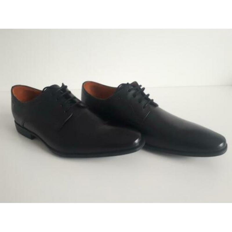 Van lier schoenen zwart, maat 42 (ook bruin paar te koop)