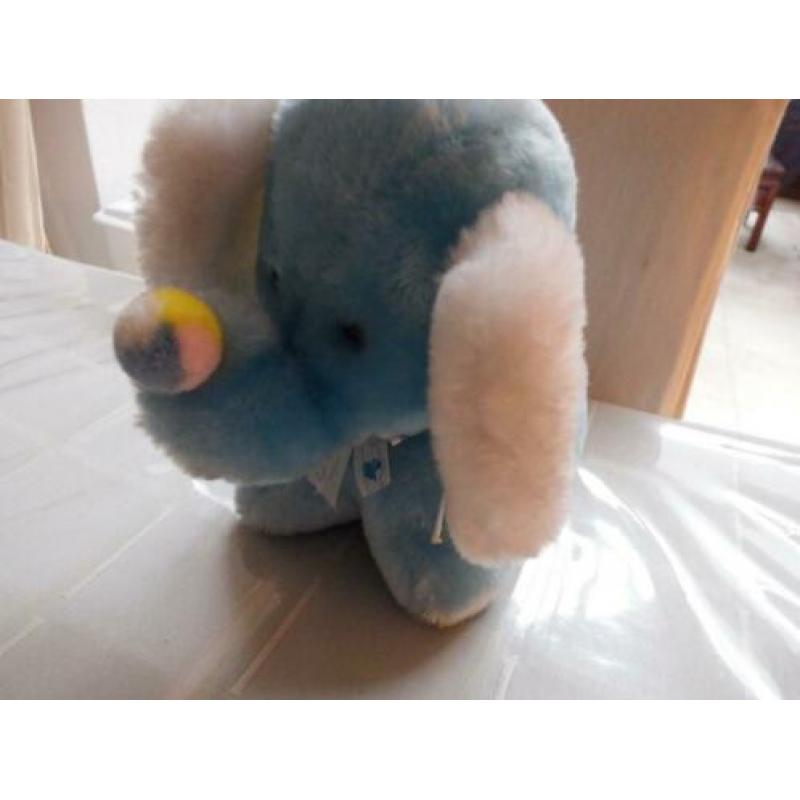 Olifant BON TON blue 23 cm hoog - NIEUW