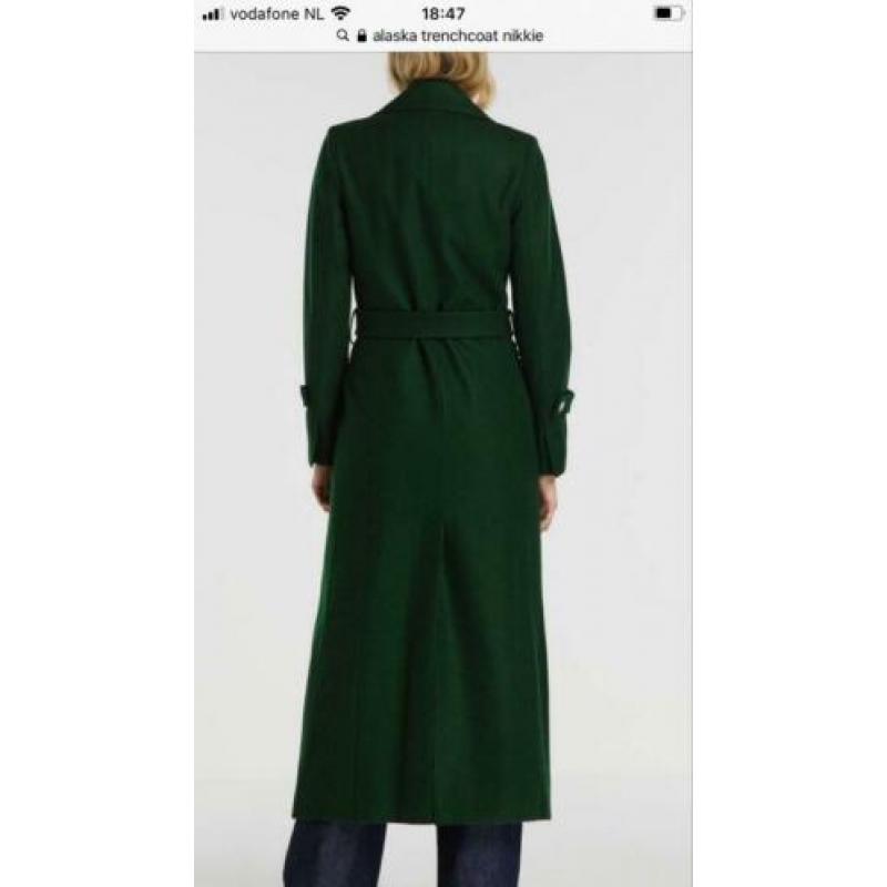 Nieuwe Nikkie Alaska trenchcoat wol met ceintuur maat 34
