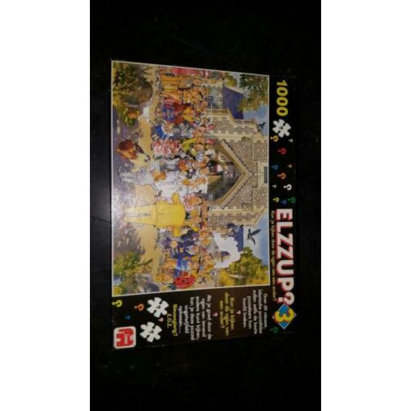 Te koop Elzup en wasgij falcon puzzels allemaal compleet