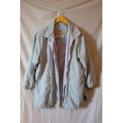Vintage Blauw Jas - High Quality Micro Satin