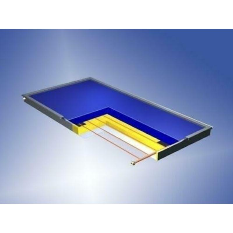 Zonneboiler compleet systeem 17 GJ (5 panelen en 500L)