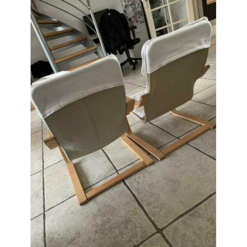Ikea Poang Kinderstoelen 2 stuks
