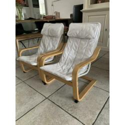 Ikea Poang Kinderstoelen 2 stuks