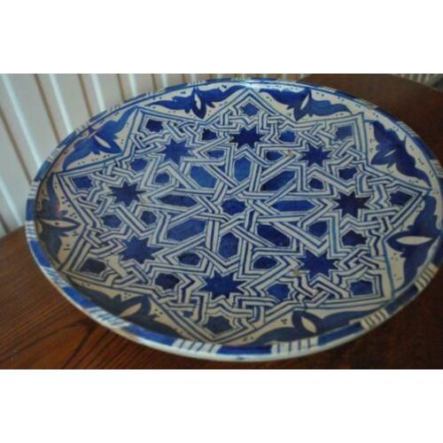 Wandbord, groot, keramiek, diameter 39 cm