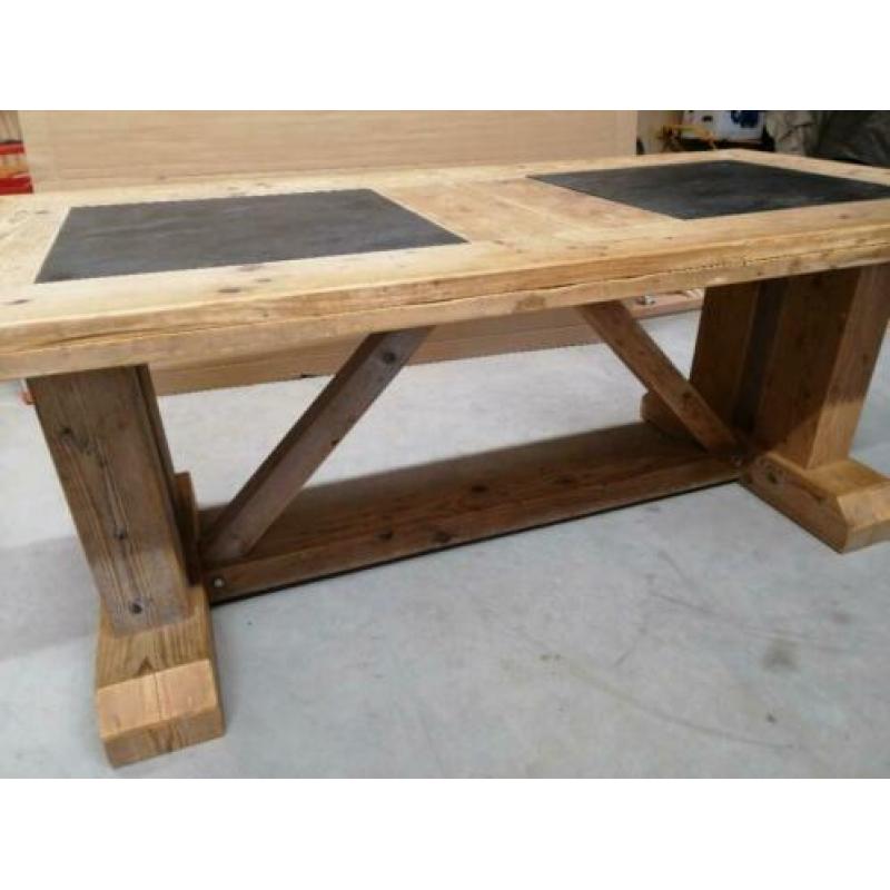 Grote eettafel Hout gebruikt steigerhout
