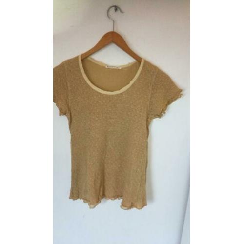 November shirt top geel maat M zgan