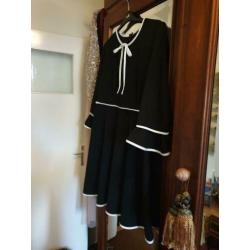 Jurk shein zwart wit maat 48 50