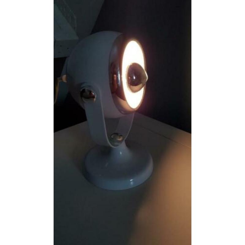 Space age look tafel lampje vintage eyeball lamp