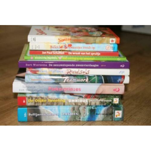 10 jeugdboeken o.a. van Francine Oomen, Bert Wiersema,