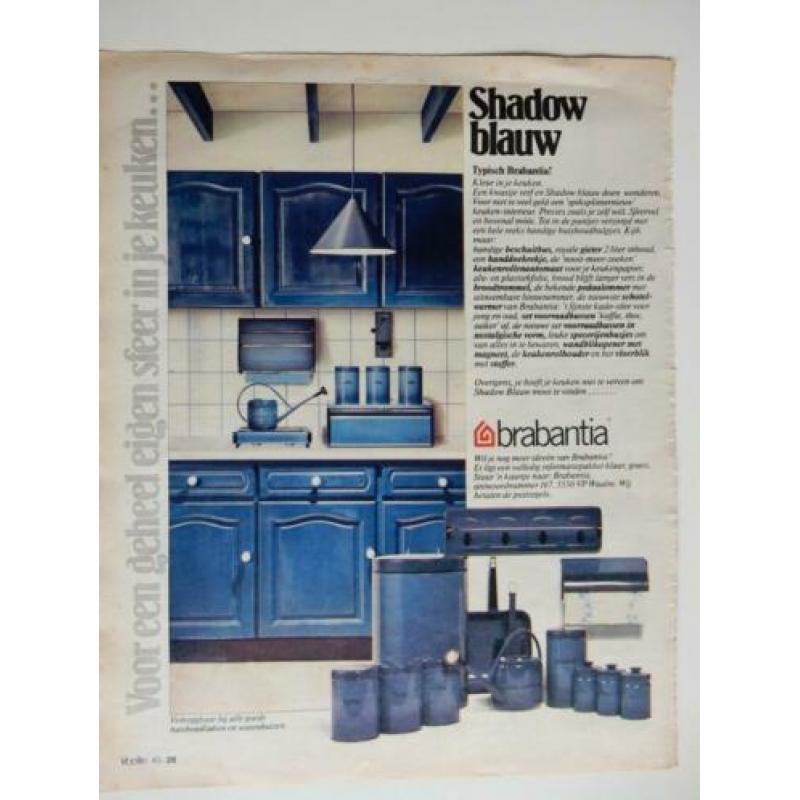 Brabantia reclame uit tijdschriften.