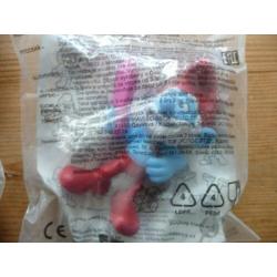McDonalds 5 Smurfen in verpakking