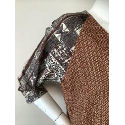 Norah, superleuke retroprint jurk, maat 42-44