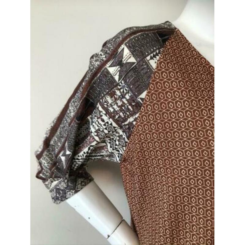 Norah, superleuke retroprint jurk, maat 42-44