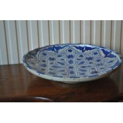 Wandbord, groot, keramiek, diameter 39 cm