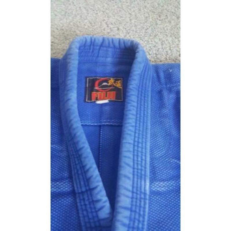judopak BLAUW maat 140