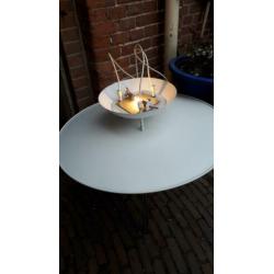2 Agne Jacobsson 80ties Hanglamp Fata Morgana ,aluminium