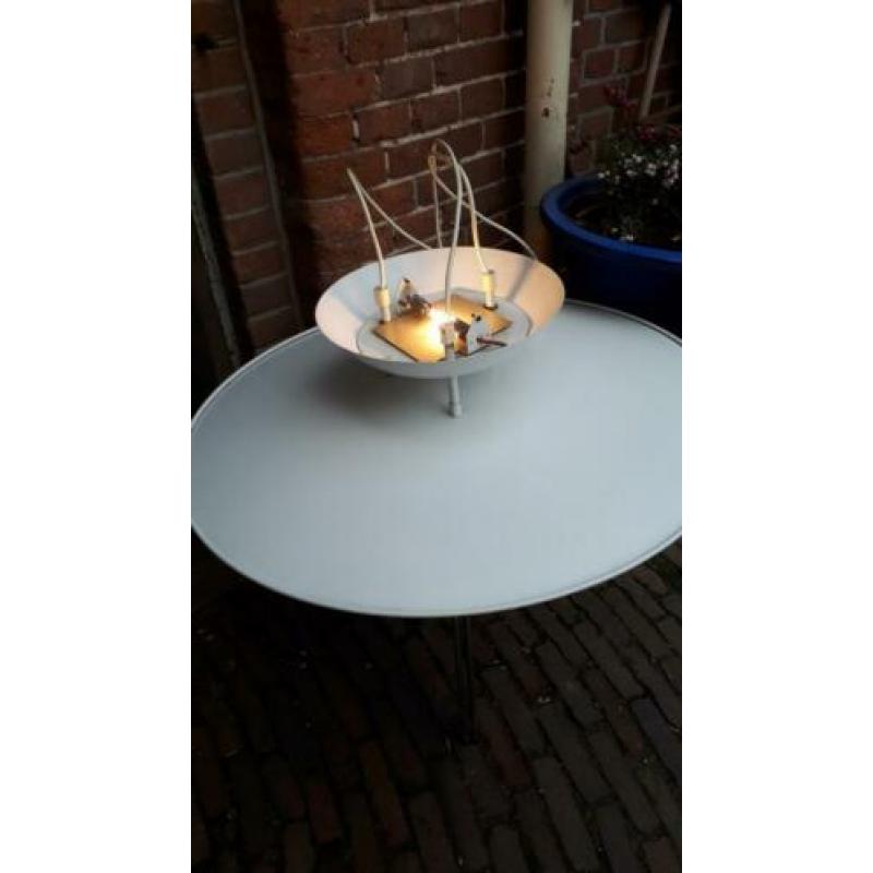 2 Agne Jacobsson 80ties Hanglamp Fata Morgana ,aluminium