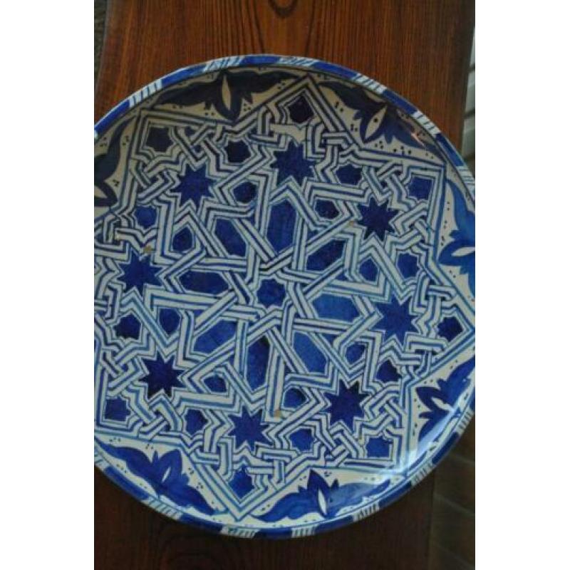 Wandbord, groot, keramiek, diameter 39 cm