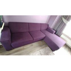 hoekbank, fauteuil, hocker.