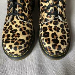 Dr Martens 10072 luipaard print haar vacht maat 38