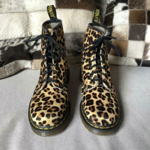 Dr Martens 10072 luipaard print haar vacht maat 38