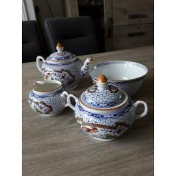 16 delig Chinees porseleinen servies