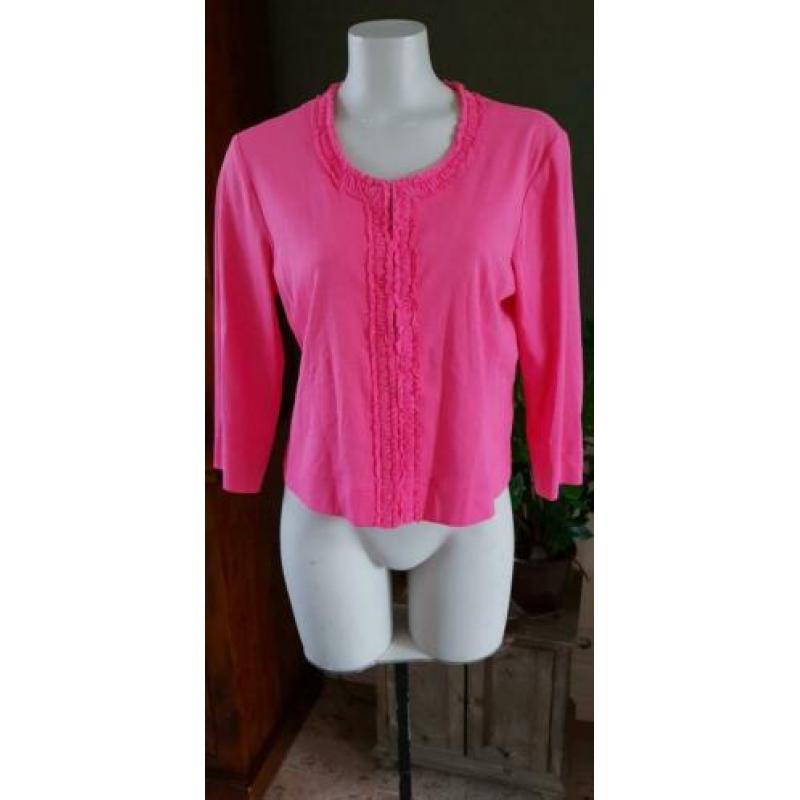 ZGAN mooie roze GERRY WEBER dames vest mt XL 44/46, vestje