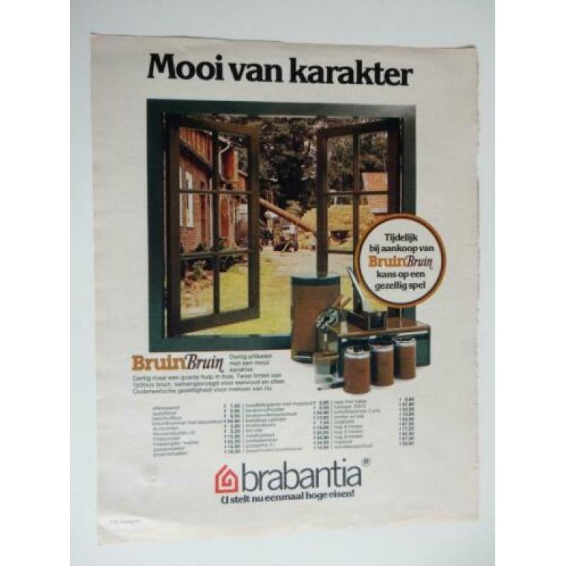 Brabantia reclame uit tijdschriften.