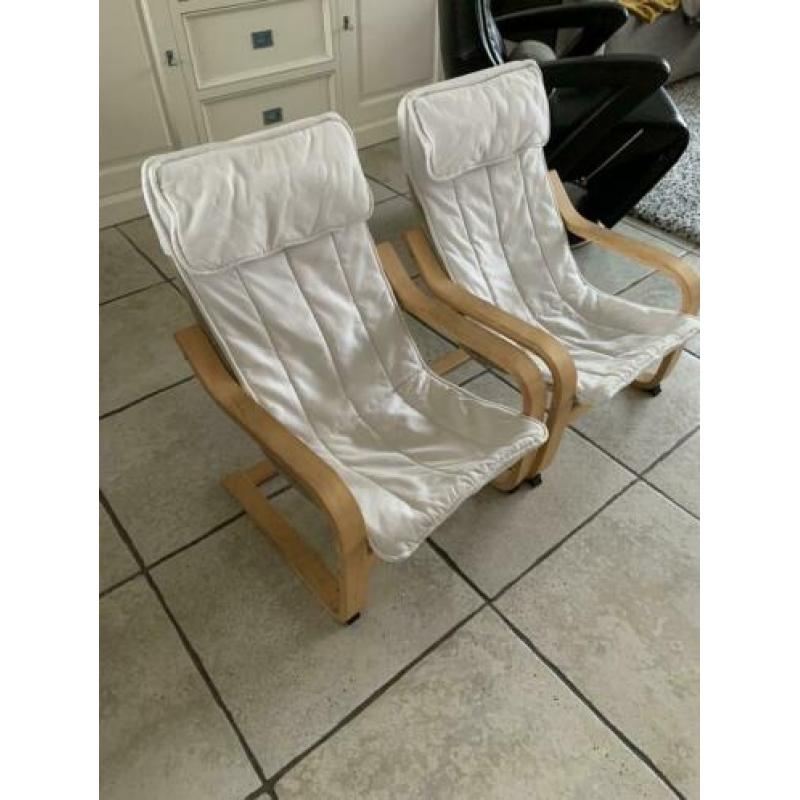 Ikea Poang Kinderstoelen 2 stuks