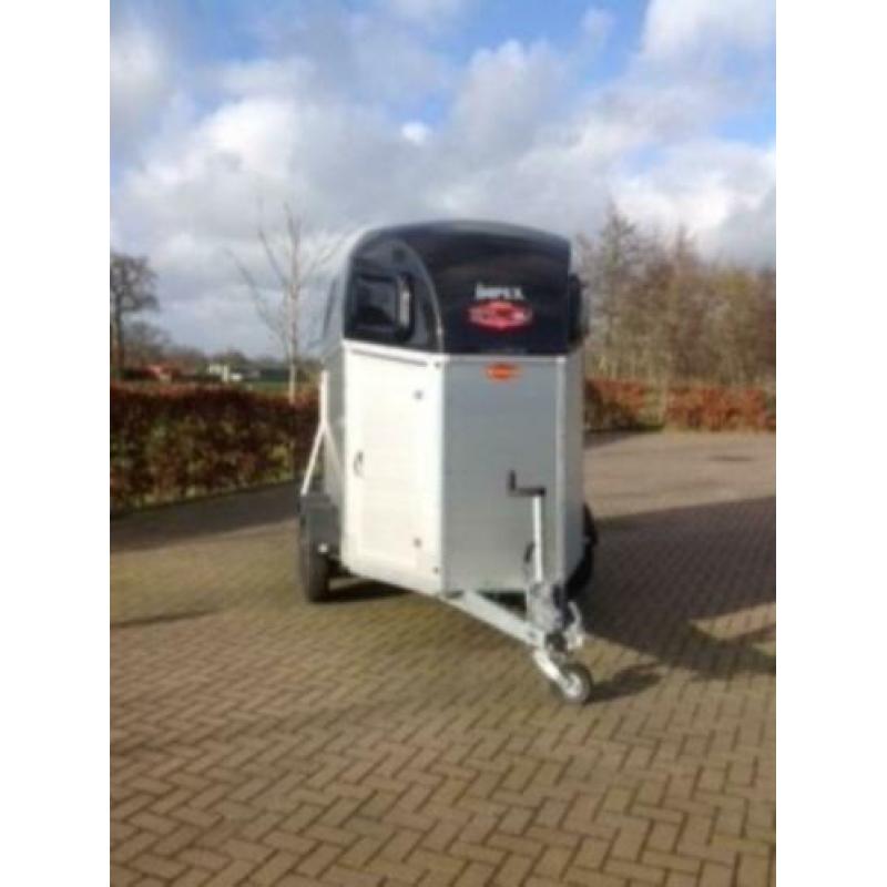 Nieuwe Bockmann 2-paardstrailer Champion Esprit silver/black