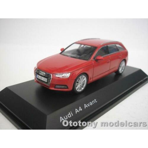 Audi A4 Avant 2015 Tango Rood 1/43 Spark