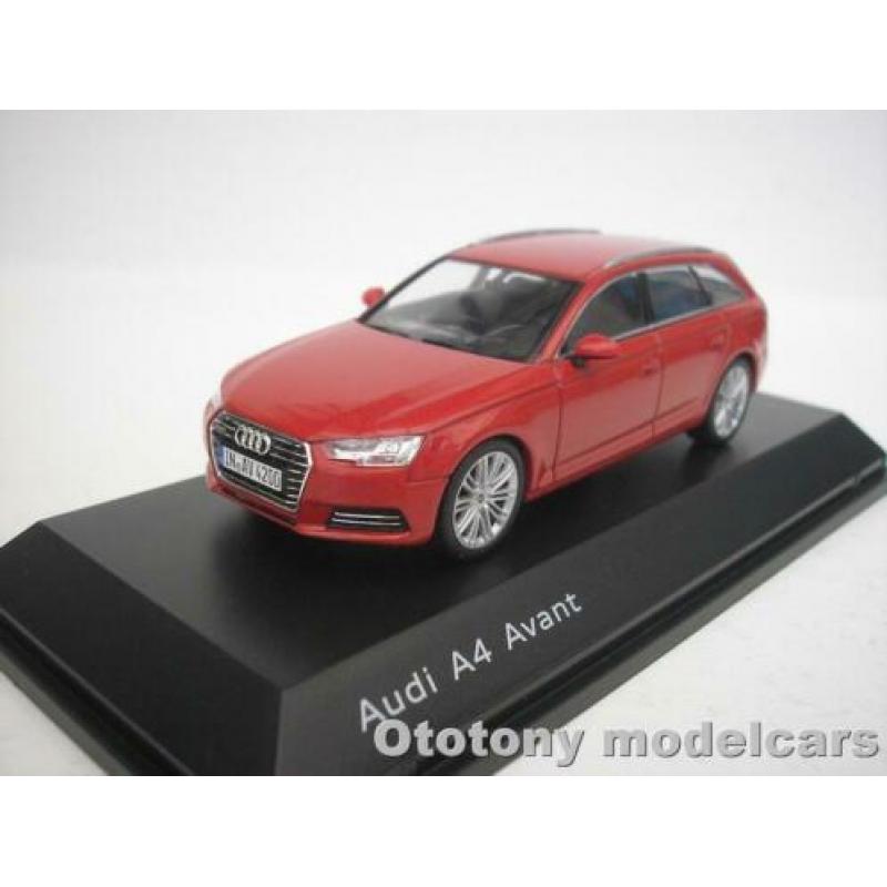 Audi A4 Avant 2015 Tango Rood 1/43 Spark