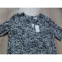 Zwarte luipaard print jurk, NIEUW van McGregor! Maat 38!