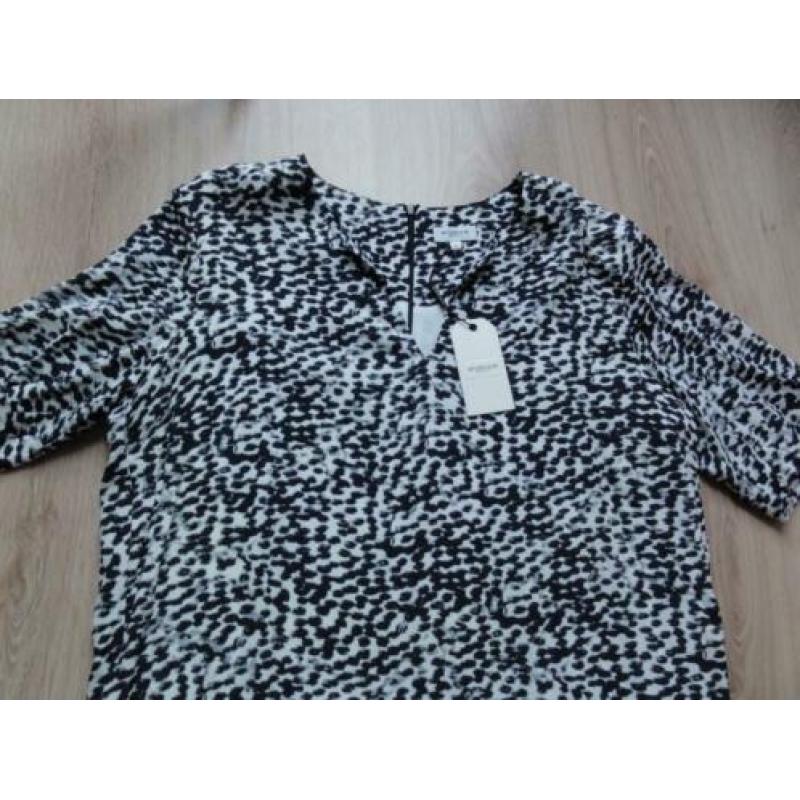 Zwarte luipaard print jurk, NIEUW van McGregor! Maat 38!