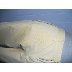 mooie gele broek R95th by River Woods nieuw 40