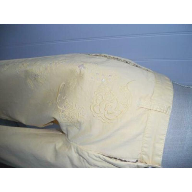 mooie gele broek R95th by River Woods nieuw 40
