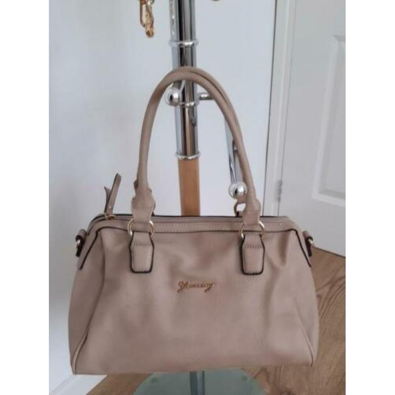 Nieuwe licht beige handtas damestas