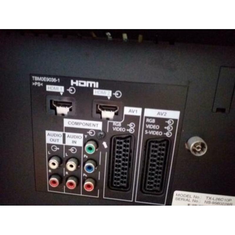 Zwarte Panasonic Viera TXL26C10P tv