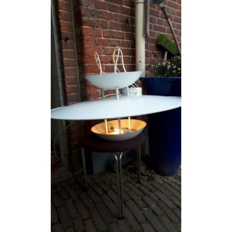 2 Agne Jacobsson 80ties Hanglamp Fata Morgana ,aluminium