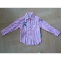 Nieuw! Porto Azul bloesje meisje roze gestreept maat 104/110